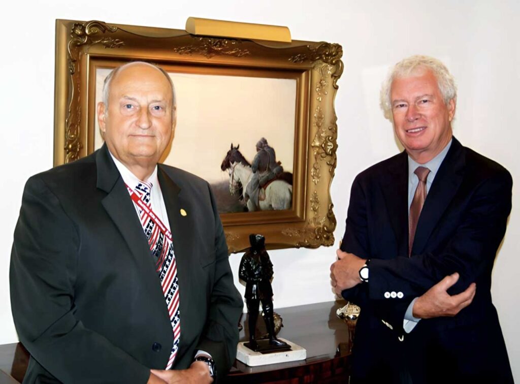 Ken Taylor receives the Intrepid Award