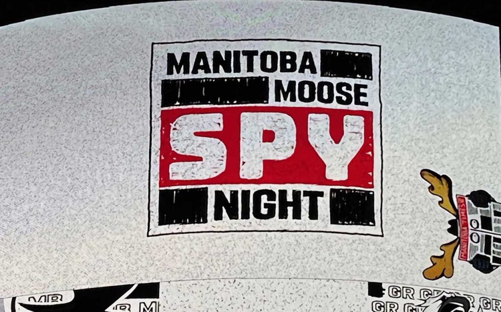 Spy Night at the Canada Life Center.